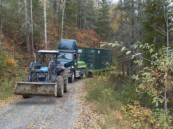 Up the Hill With a Container